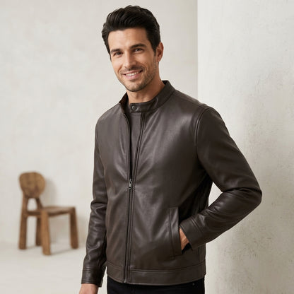 Giubbino uomo biker in ecopelle UR9140004 - URBAN RING