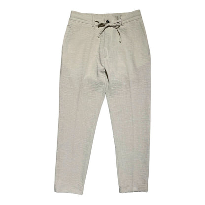 Pantalaccio tessuto goffrato lino e viscosa ISCHIA-LINOZERO