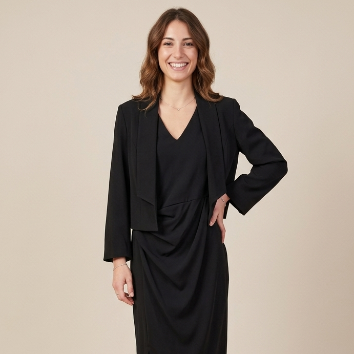 Bolero collo sciallato 5014 - MAYA