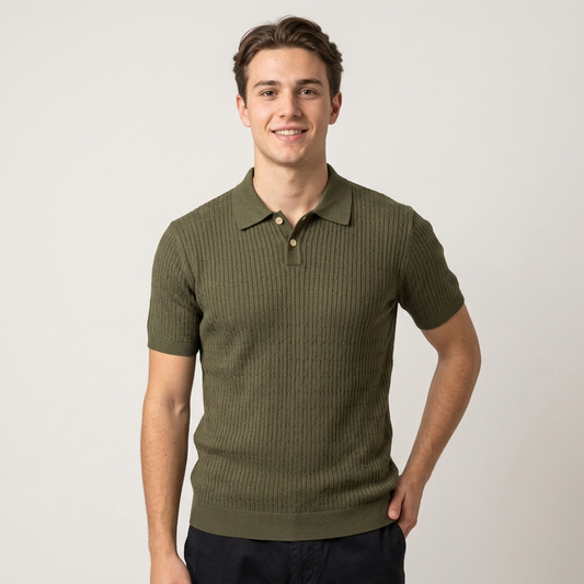 Polo in filo extrafine micro trecce MPL701 - GALERIE