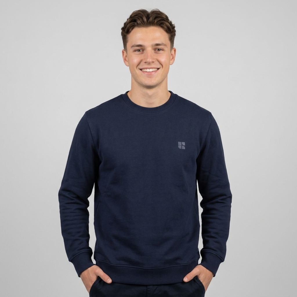 Felpa basic girocollo in cotone UR1120003 - URBAN RING