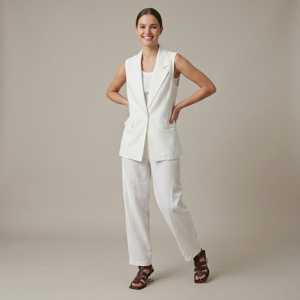 Pantalone barrel fit viscosa cupro 04D342 - EXTYN