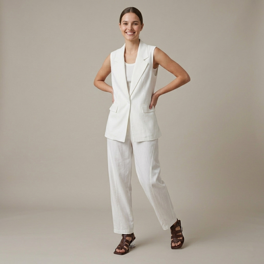 Pantalone barrel fit viscosa cupro 04D342 - EXTYN