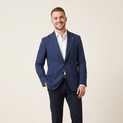 Giacca uomo slim fit tessuto lavorato TACO
