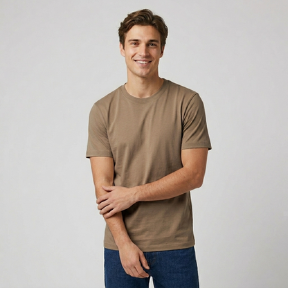 T-shirt basic in cotone elasticizzato MT100 - GALERIE