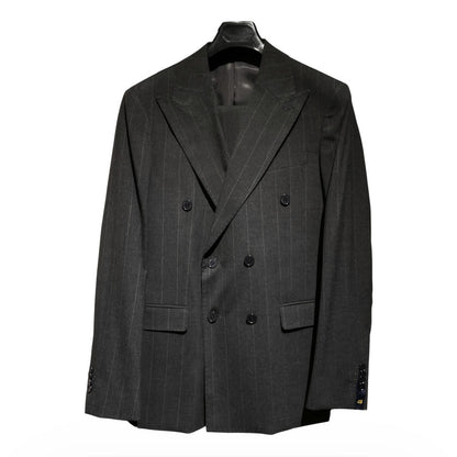 Abito uomo slim fit motivo gessato RIGA09