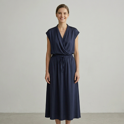 Top in raso scollo incrocio 28D179 - EXTYN