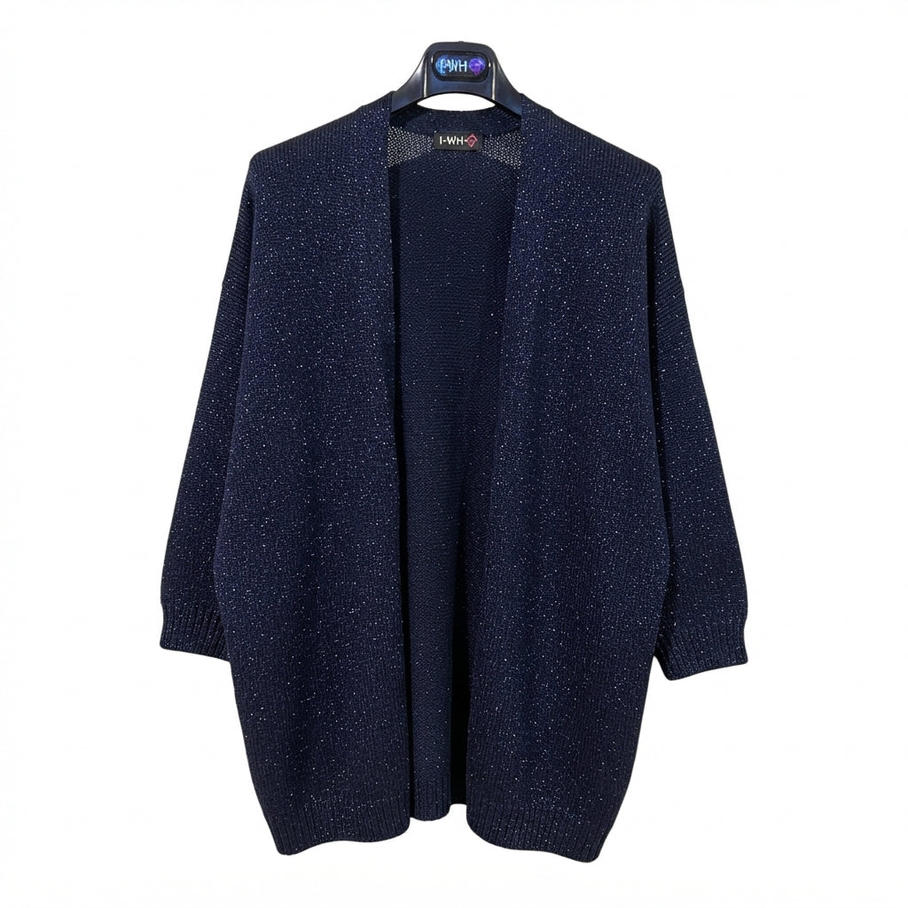 Cardigan donna inserti lurex 2594L