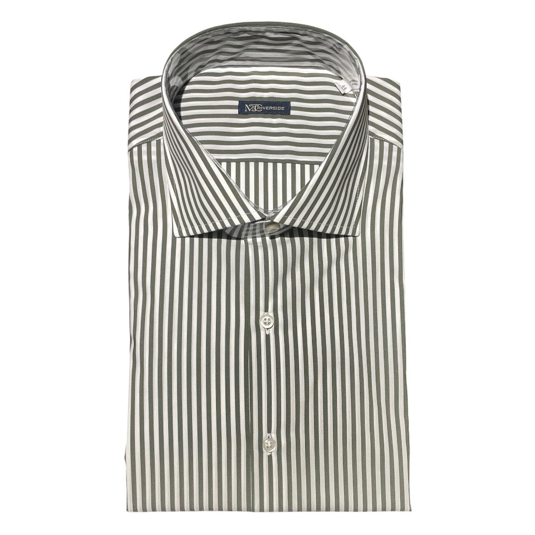 Camicia italian fit righe strette N2031-B430 - V&V