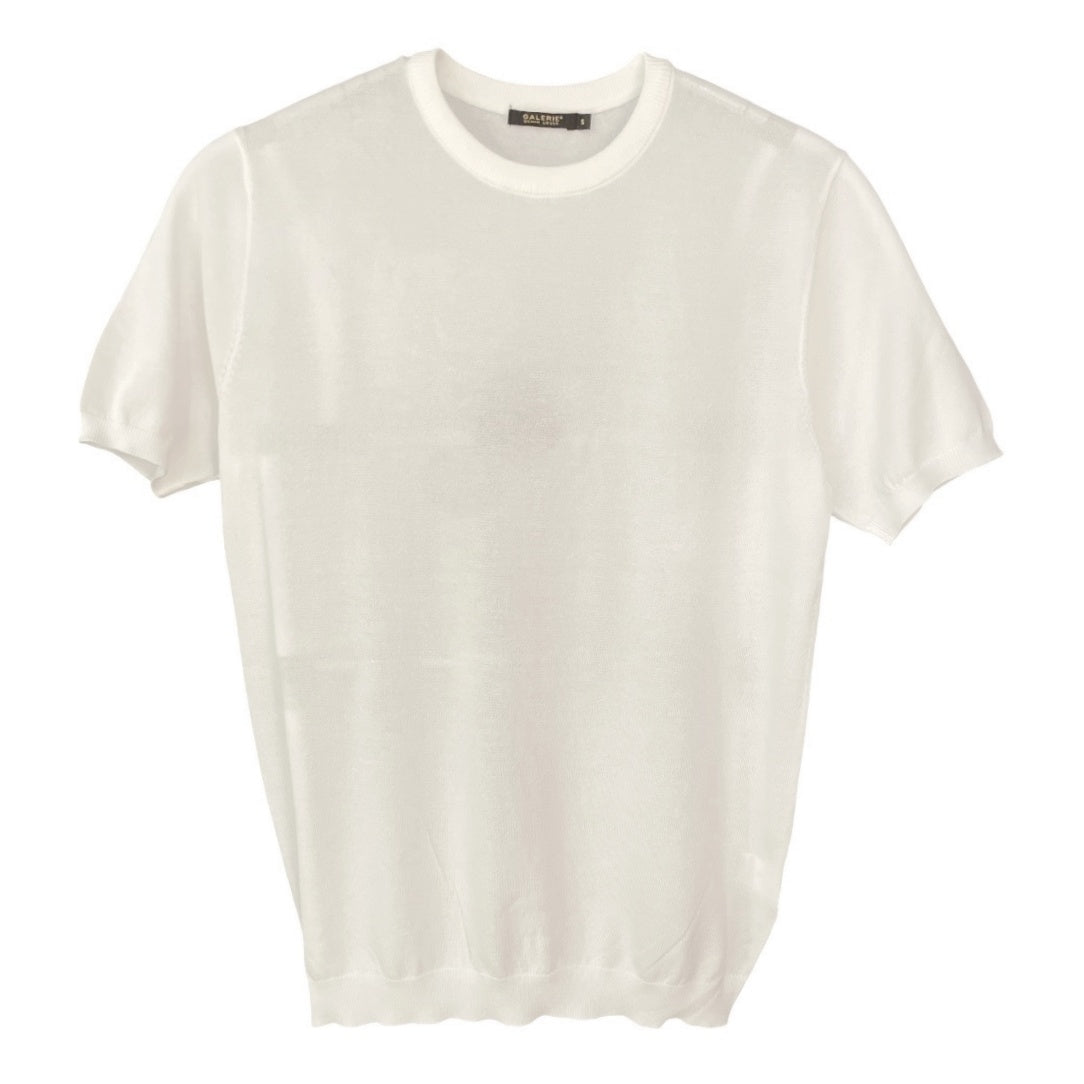 Maglia maniche corte in filo MTL699 - GALERIE