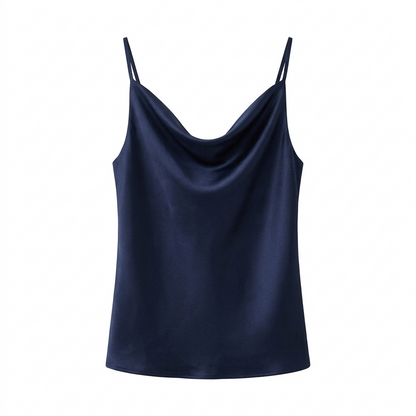 Top raso scollo cascata 9792 - FRANZESE