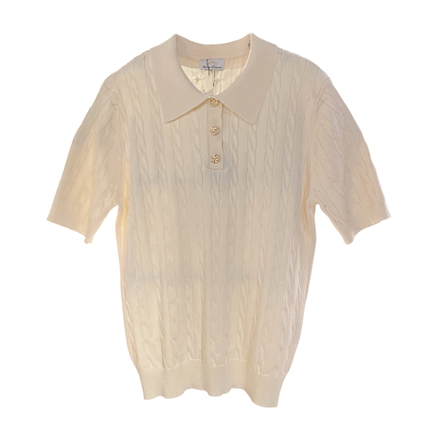 Maglia modello polo trecce MAG259 - FRANZESE
