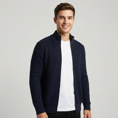 Cardigan uomo con zip MM808 - GALERIE