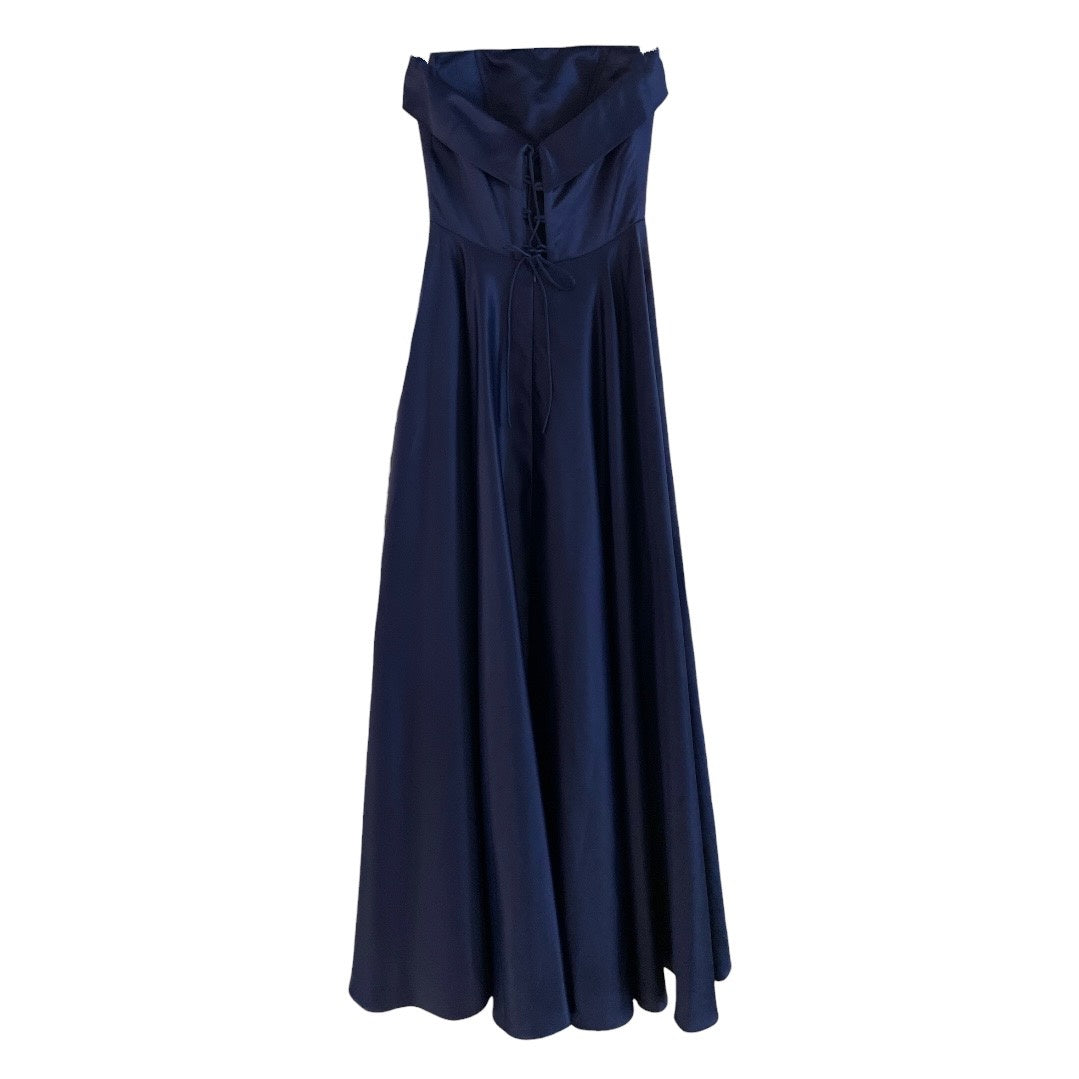 Vestito lungo cerimonia scollo a barca 51160 - FRANZESE