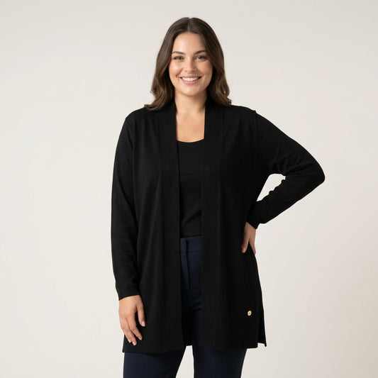 Cardigan donna modello spolverino CM388 - CAROLA MARIA