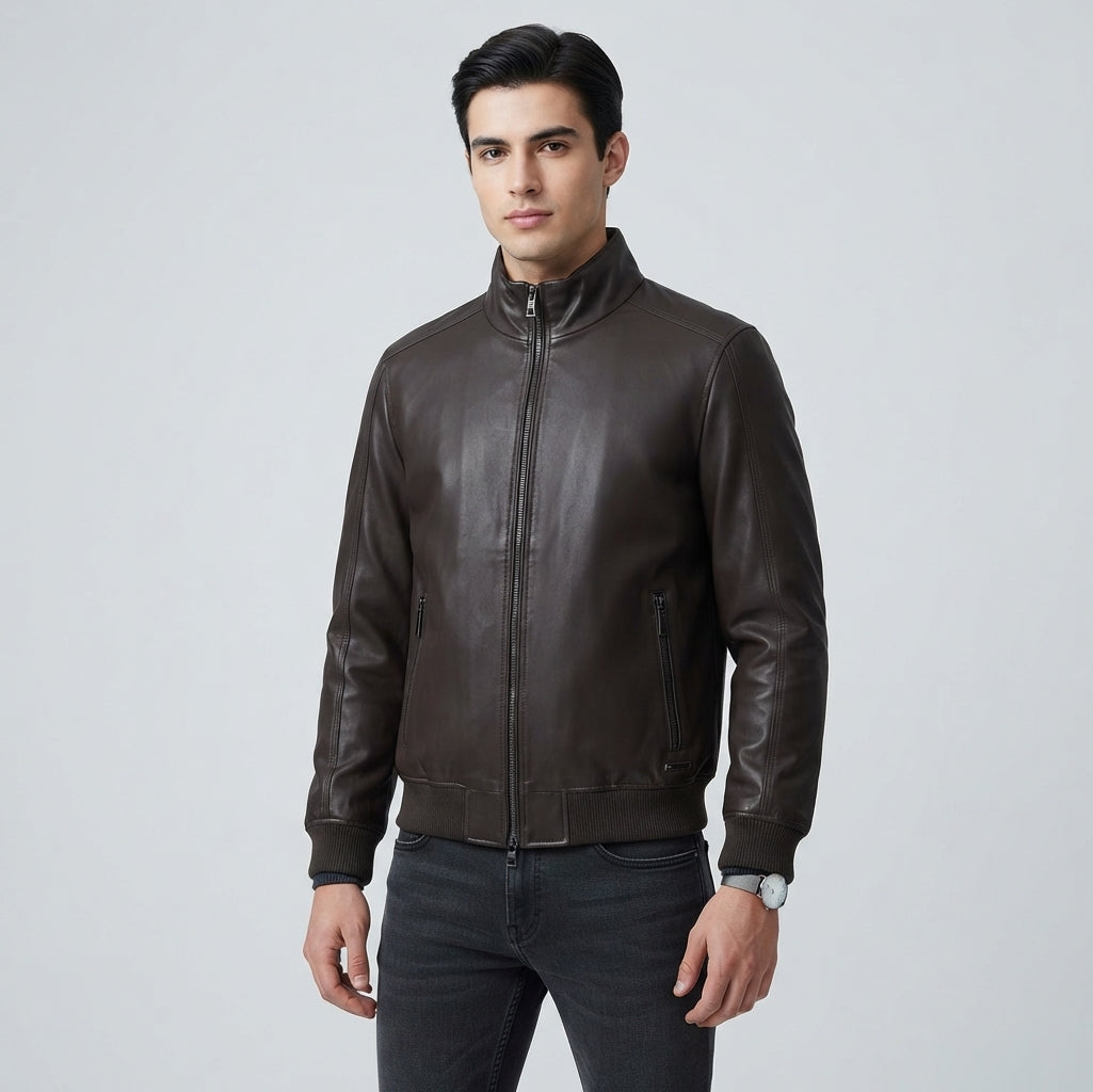 Giubbino uomo bomber ecopelle MK24005 - MARKUP