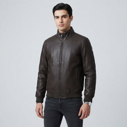 Giubbino uomo bomber ecopelle MK24005 - MARKUP