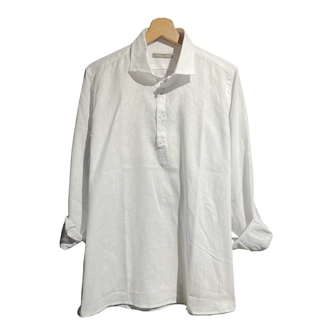 Camicia puro lino tre bottoni SAN TEODORO - L'UOMO SARTORIALE