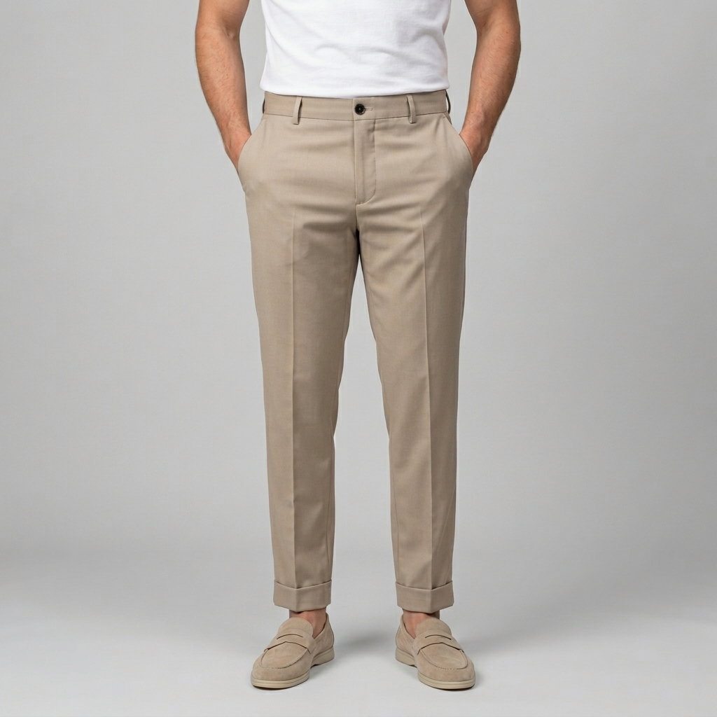 Pantalone uomo basico lunghezza capri BOSS26 - L'UOMO SARTORIALE