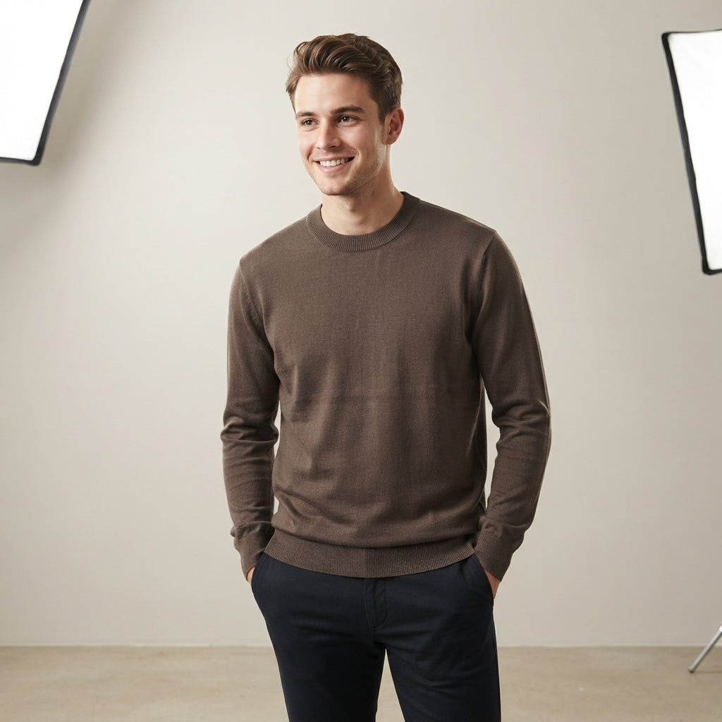 Maglia uomo viscosa collo vulcano MM799 - GALERIE