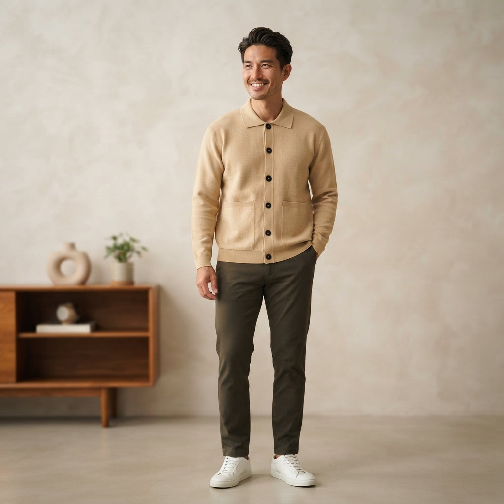 Cardigan uomo modello overshirt UR2100041 - URBAN RING