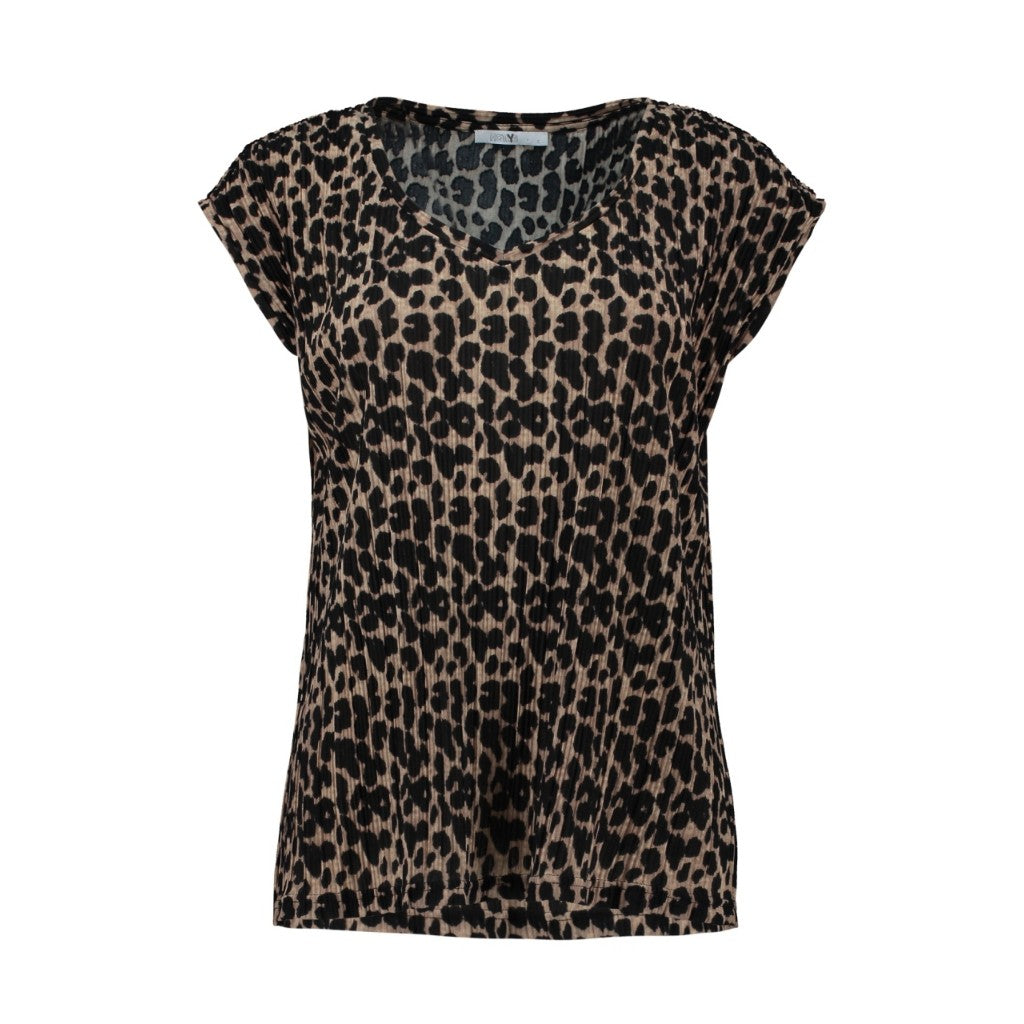 T-shirt donna fantasia animalier JU44NO- HAILYS