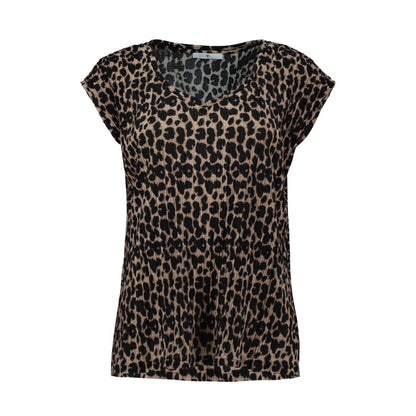 T-shirt donna fantasia animalier JU44NO- HAILYS