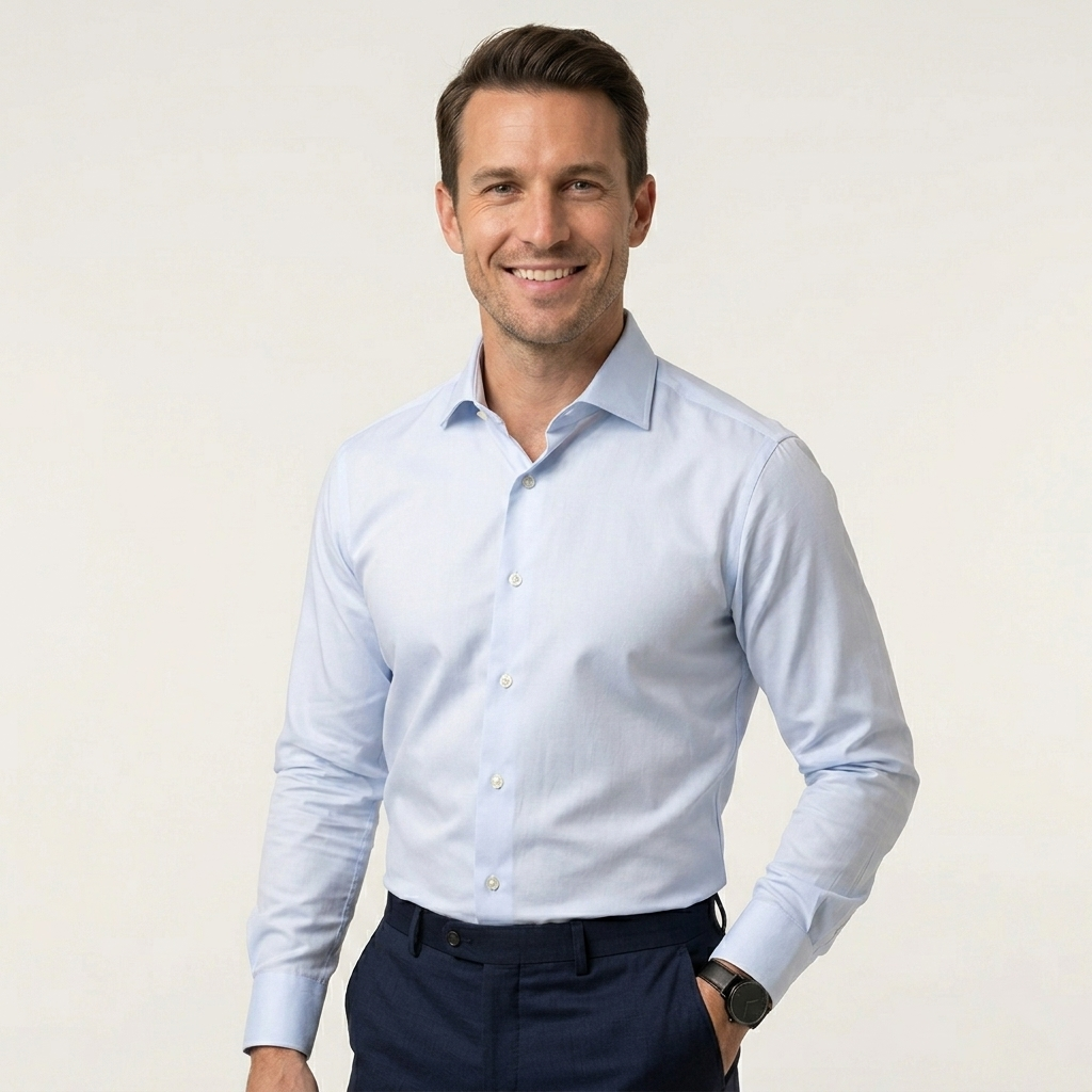 Camicia uomo italian fit cotone R202-B320 - V&V