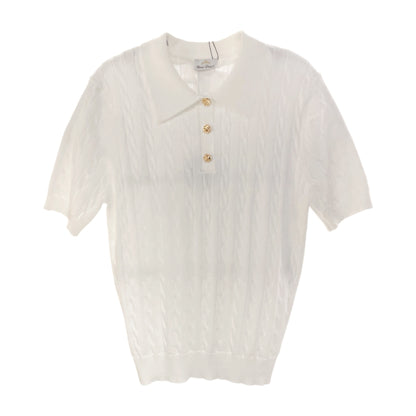 Maglia modello polo trecce MAG259 - FRANZESE