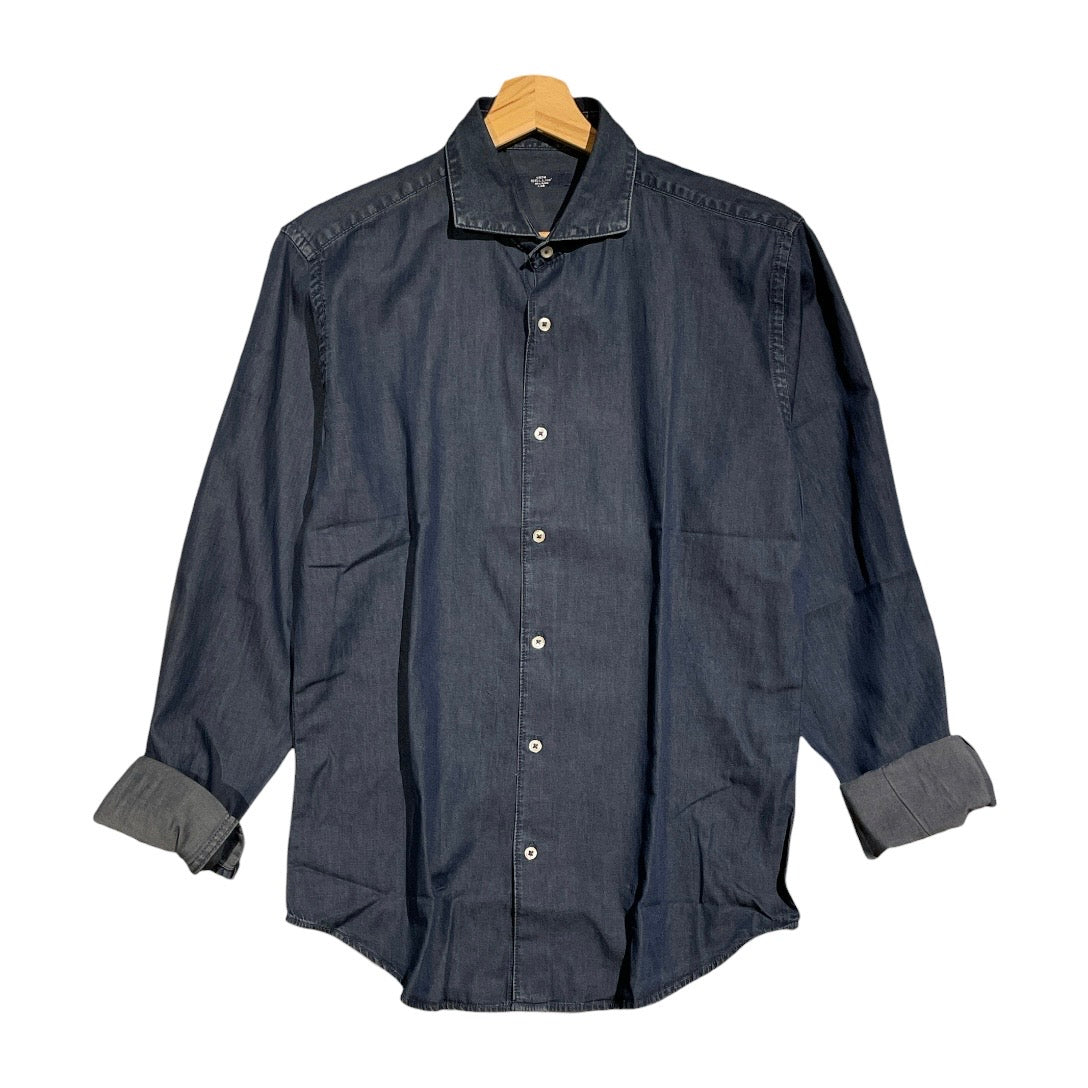 Camicia uomo denim regular fit VINTAGE - L'UOMO SARTORIALE