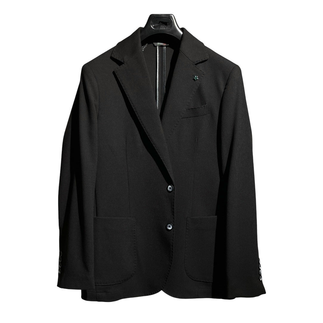 Giacca uomo slim fit tessuto lavorato CARMELO