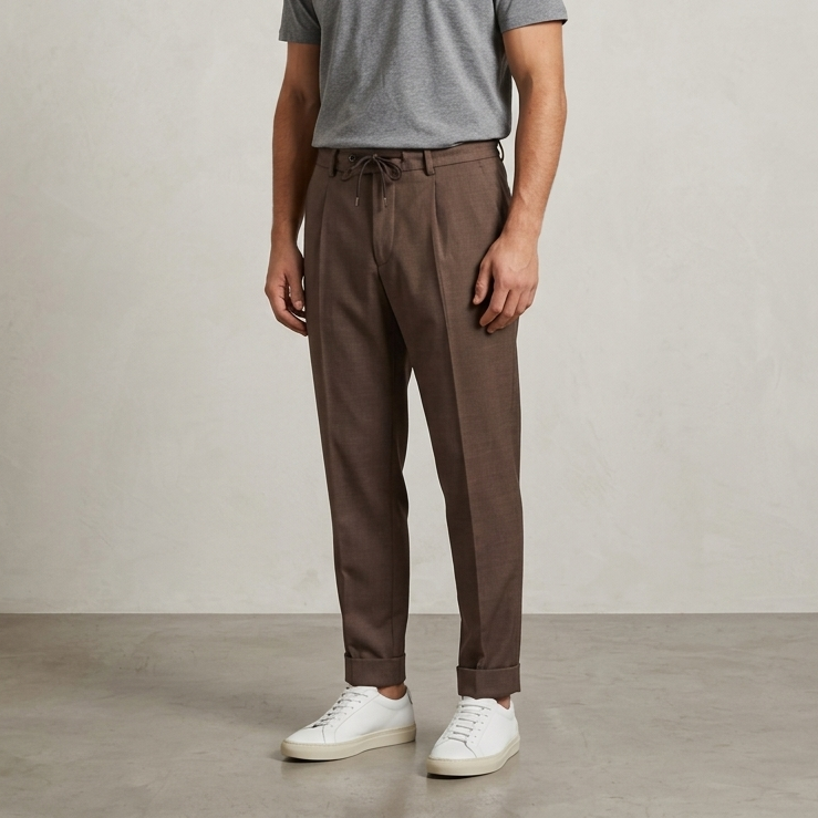 Pantalaccio uomo tessuto grisaglia ISCHIA-BREMA - L'UOMO SARTORIALE