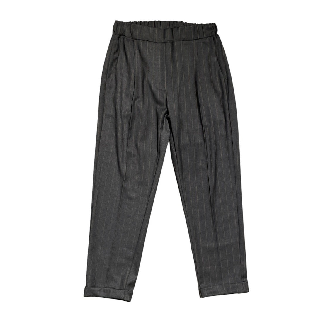 Pantalone donna motivo gessato B98107 - AVENUE