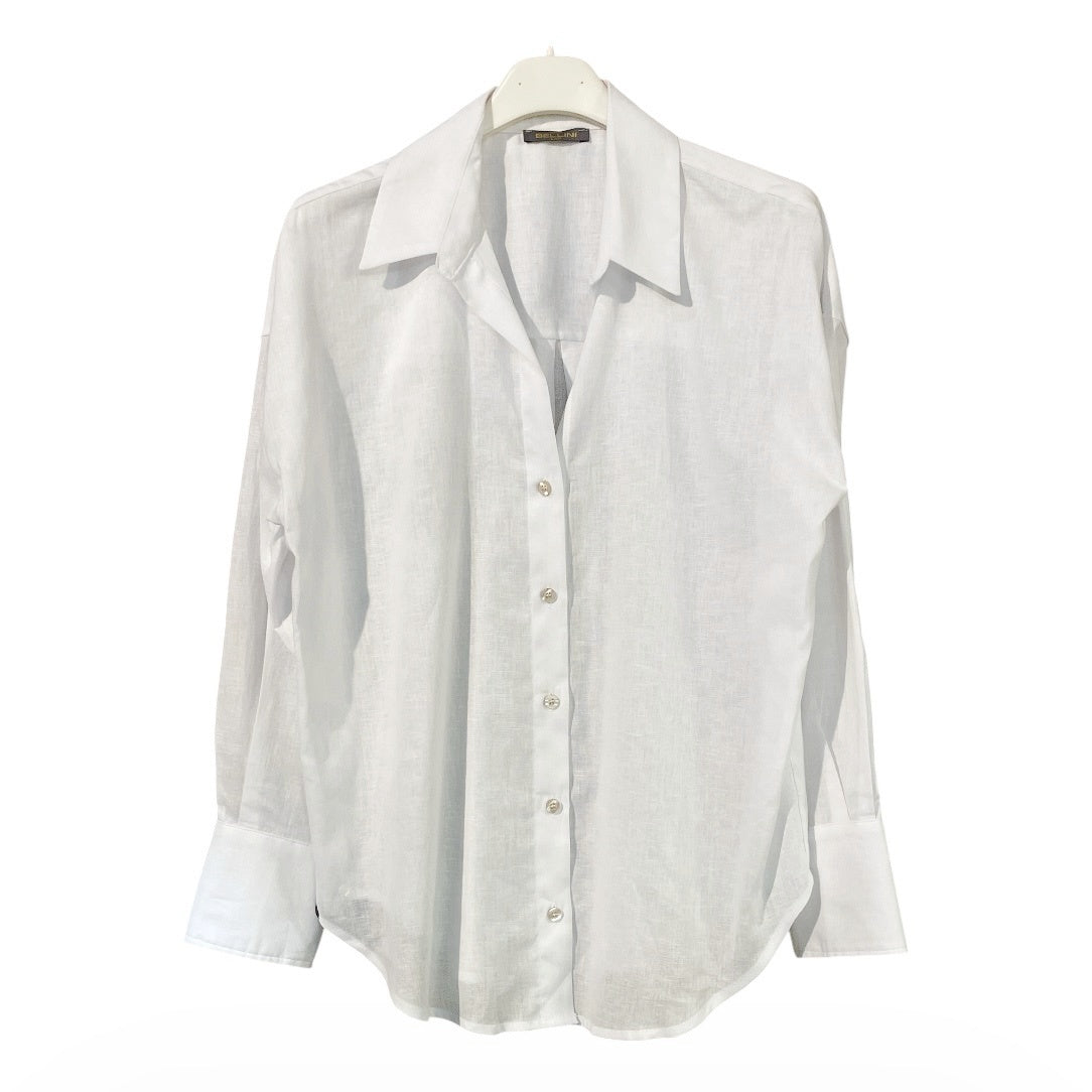 Camicia donna oversize in puro lino NELEB - VOG