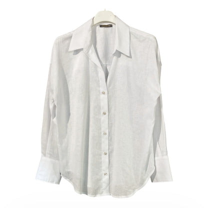 Camicia donna oversize in puro lino NELEB - VOG