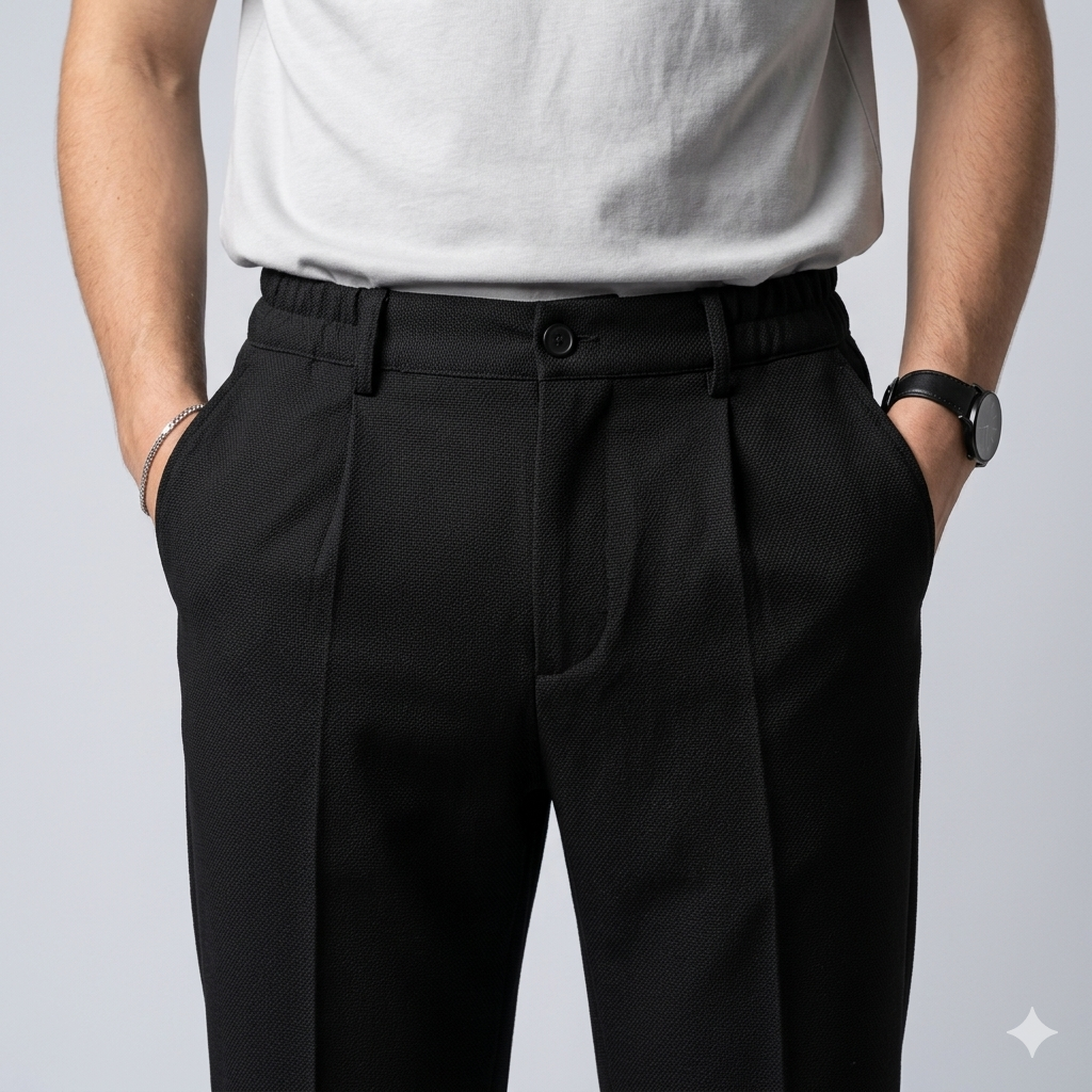 Pantalone slim fit tessuto lavorato GF204 - FRANZESE