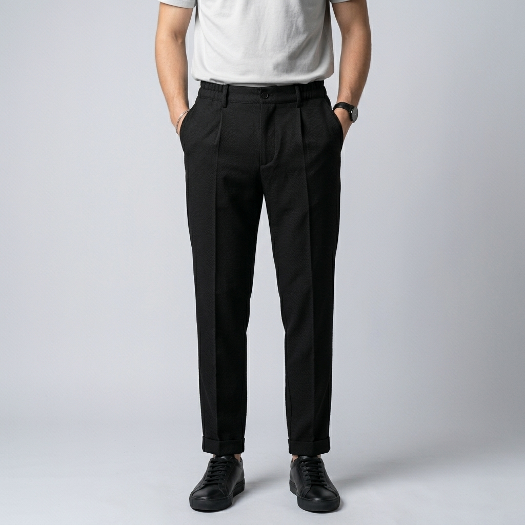 Pantalone slim fit tessuto lavorato GF204 - FRANZESE