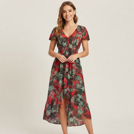 Vestito lungo schiena scoperta 3822-19