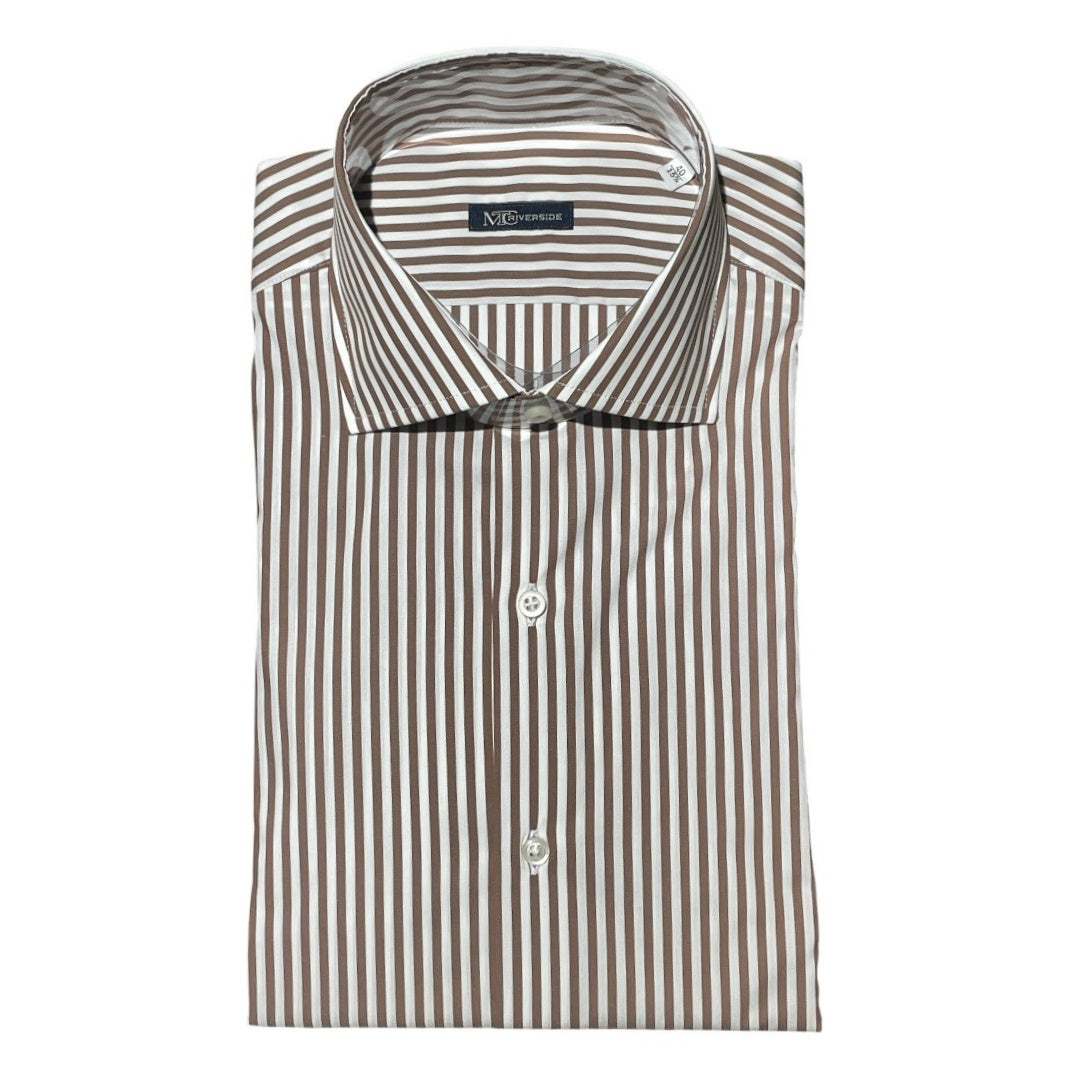 Camicia italian fit righe strette N2031-B430 - V&V