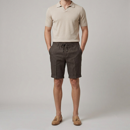 Bermuda uomo puro lino TENERIFE26 - L'UOMO SARTORIALE