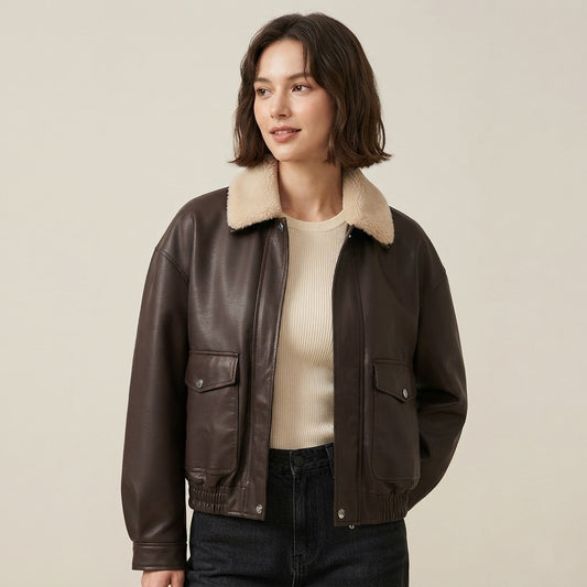 Giubbino donna bomber aviator BS2740022 - BLASH