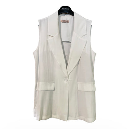 Gilet tessuto cupro viscosa 05D341 - EXTYN
