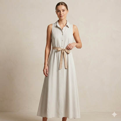 Vestito chemisier in viscosa 06D366 - EXTYN