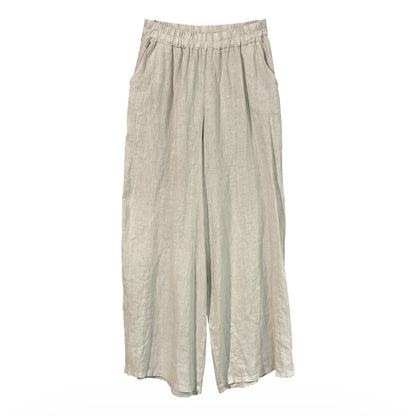 Pantalone palazzo puro lino 2516