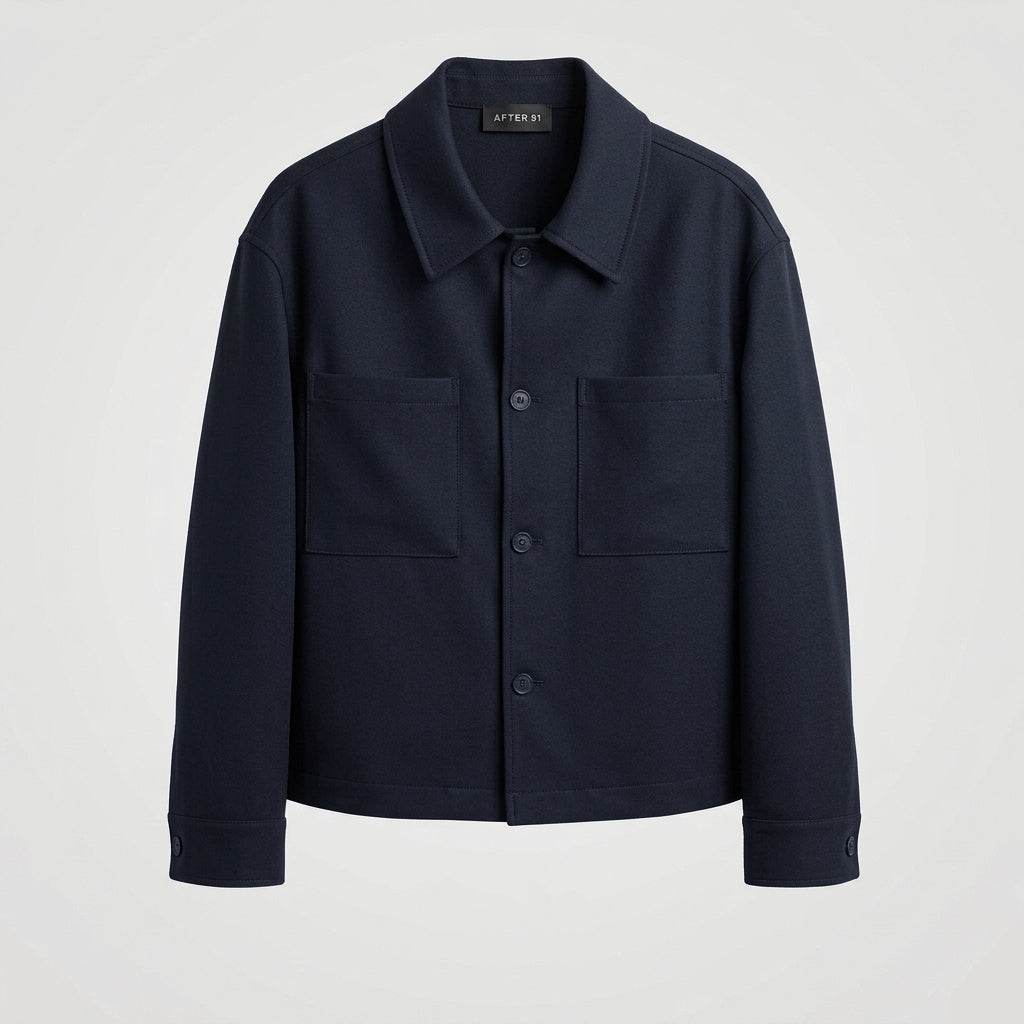 Giacca camicia modello overshirt tessuto tecnico GF860