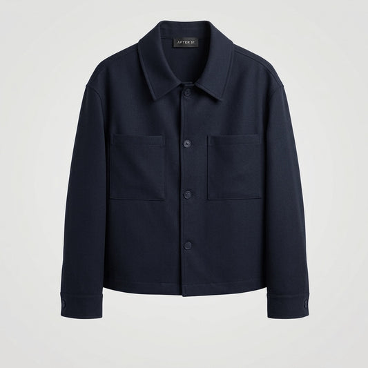Giacca camicia modello overshirt tessuto tecnico GF860