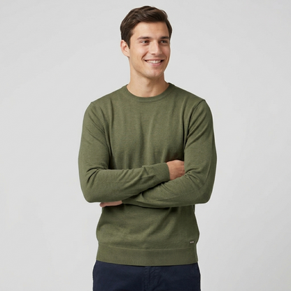 Maglia girocollo in cotone MK10001 - MARKUP