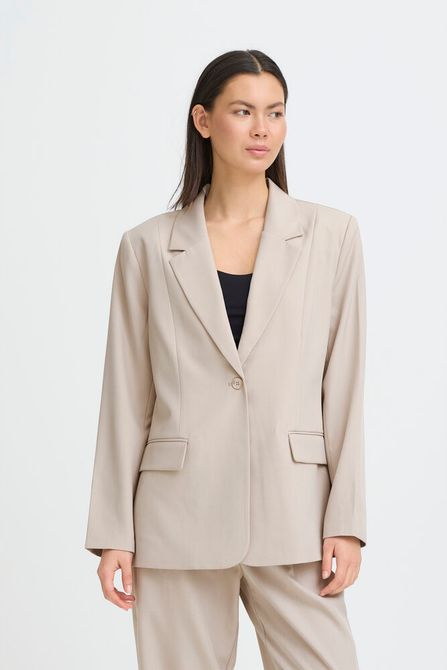 Giacca lunga modello blazer IHFAVALONGBL - ICHI