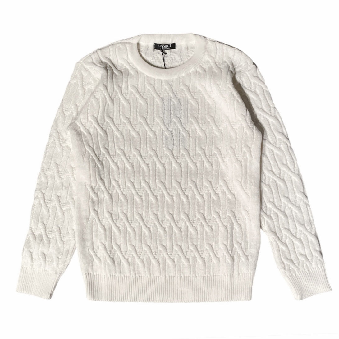 Maglia uomo motivo trecce PJ2665 - PROJECT