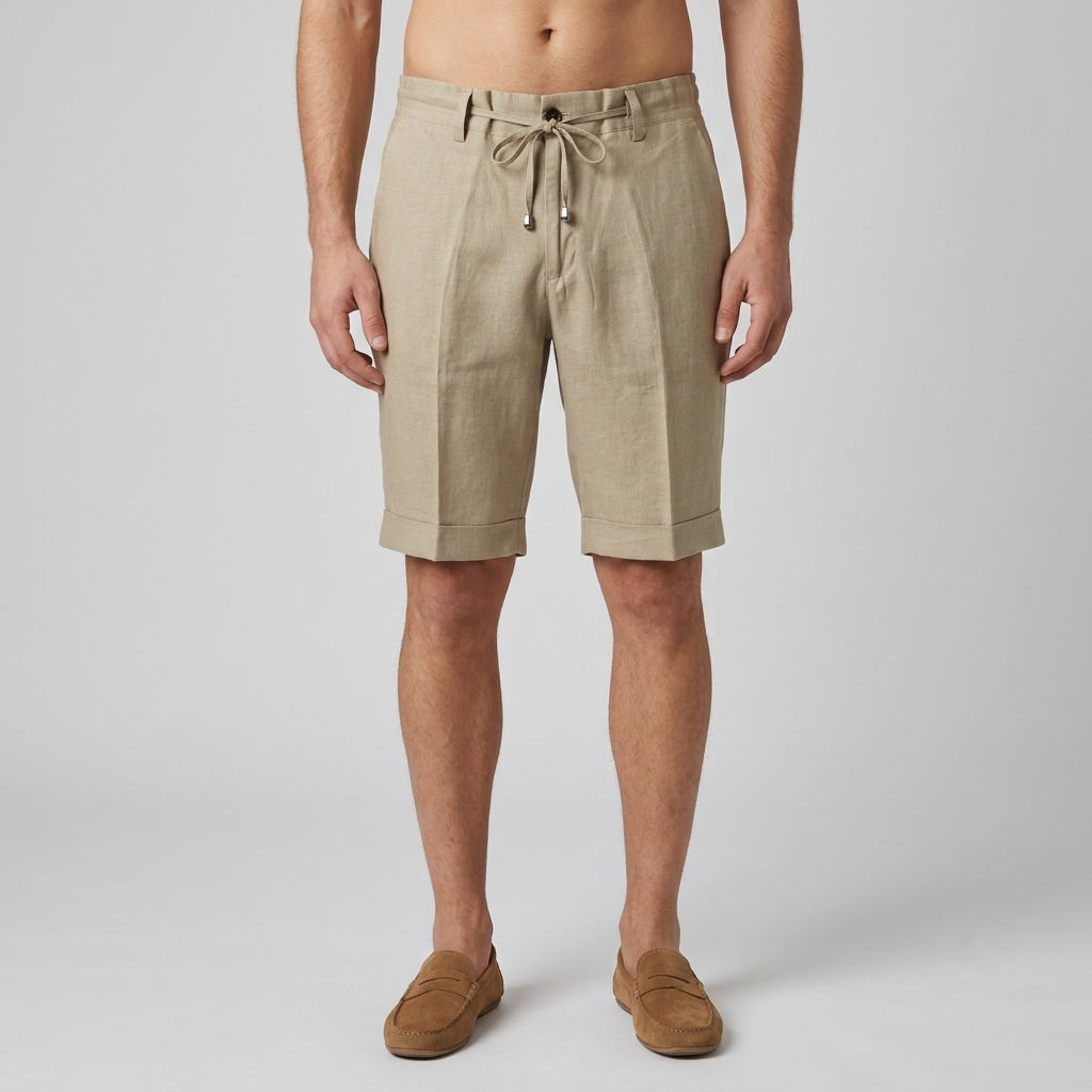 Bermuda uomo puro lino TENERIFE26 - L'UOMO SARTORIALE